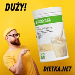 KOKTAJL HERBALIFE O SMAKU WANILIOWO-ŚMIETANKOWYM - FORMUŁA1 Koktajl odżywczy o smaku waniliowo-śmietankowym 780 g