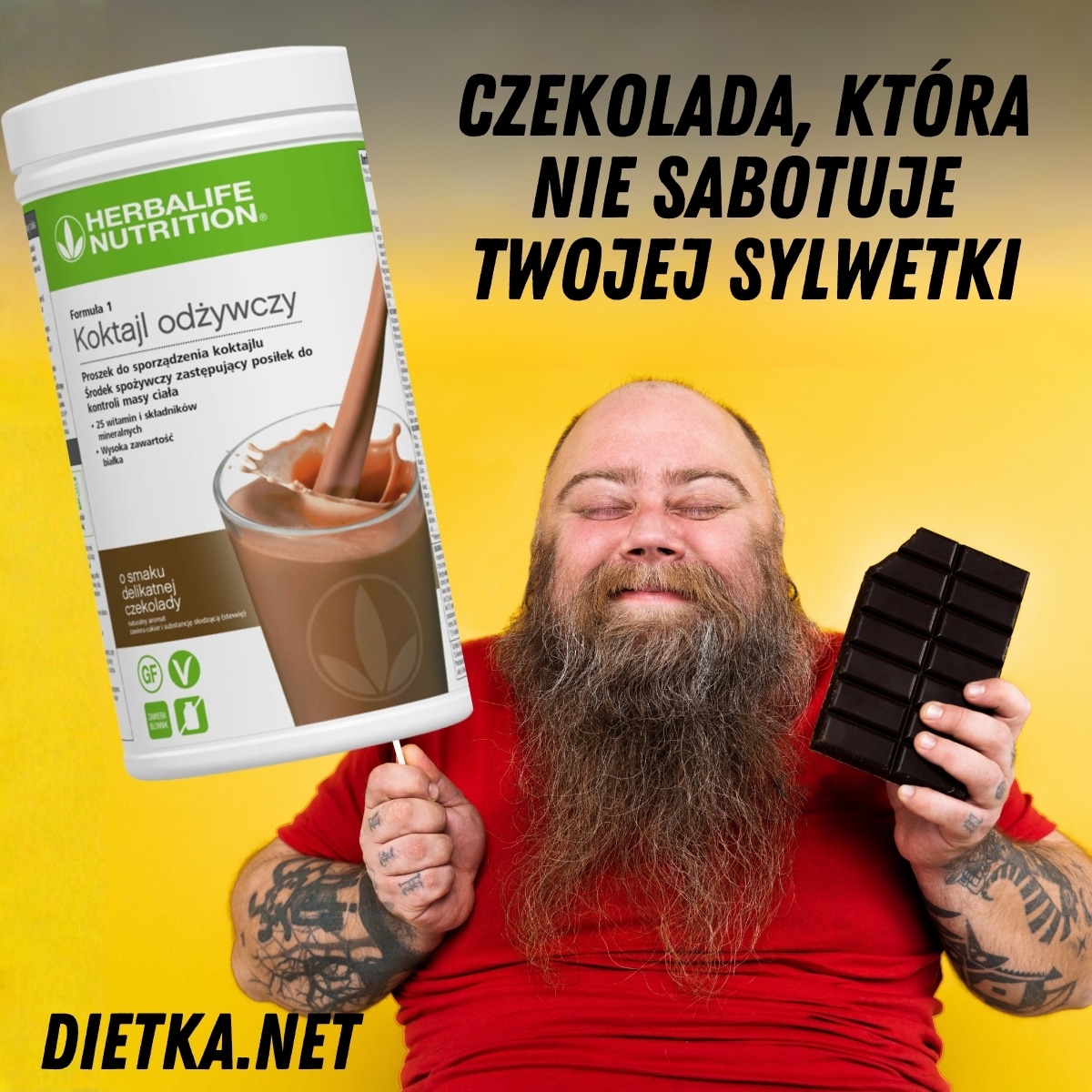 koktajl czekoladowy herbalife, koktajl białkowy, koktajl odchudzający, posiłek w 1 minucie, shake proteinowy, zdrowy koktajl herbalife, formuła 1 herbalife