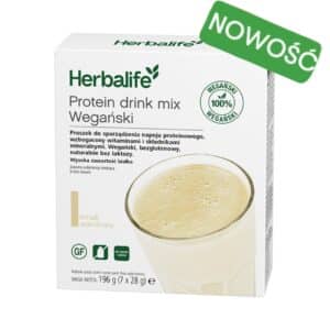 PROTEIN DRINK MIX Wegański o smaku waniliowym, 7 saszetek 196 g (7 x 28 g)