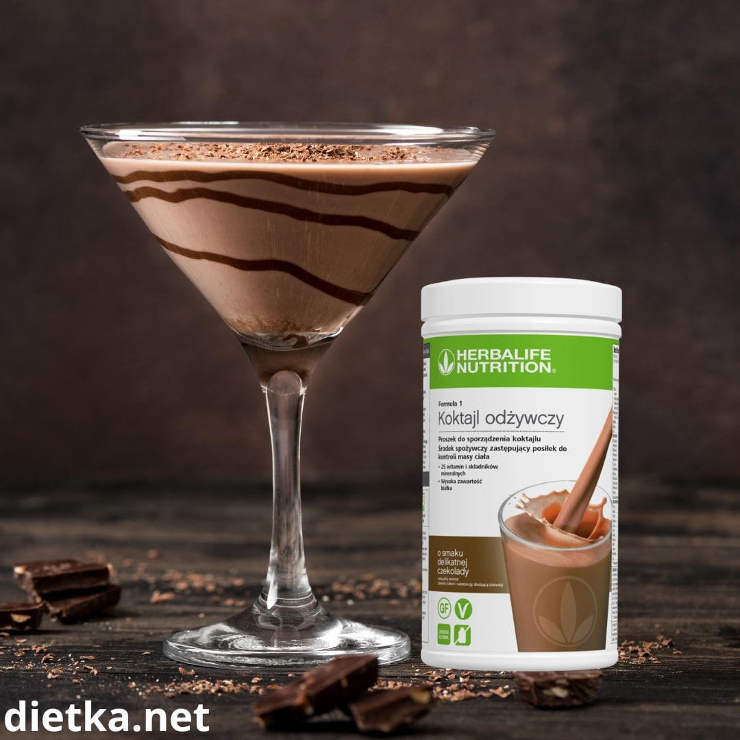 KOKTAJL HERBALIFE DELIKATNA CZEKOLADA - Formuła 1 Koktajl odżywczy o smaku delikatnej czekolady 550 g - obrazek 2